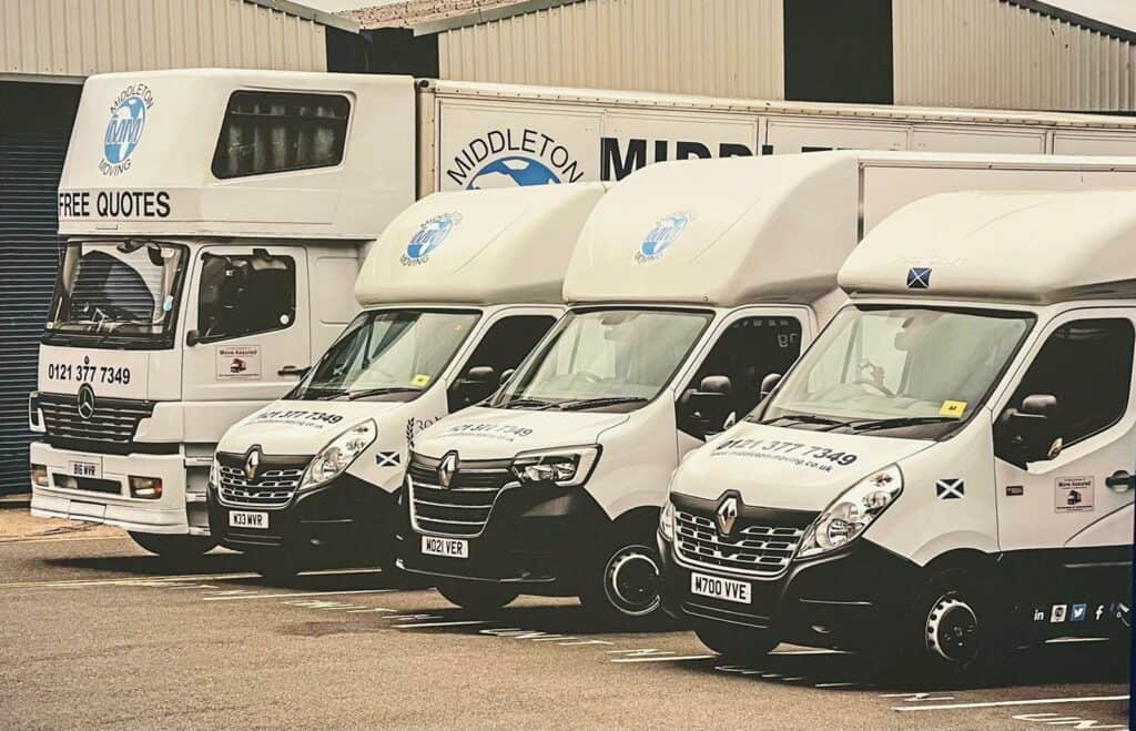Middleton Moving Have A Fleet Of Vehicles For Birmingham Removals